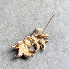 画像7: アメリカ 1960年代 ヴィンテージコスチュームジュエリー リボンブローチ  (7)