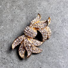 画像3: アメリカ 1960年代 ヴィンテージコスチュームジュエリー リボンブローチ  (3)