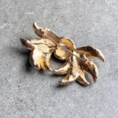 画像6: アメリカ 1960年代 ヴィンテージコスチュームジュエリー リボンブローチ  (6)