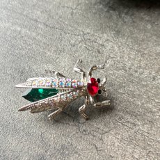 画像6: 英国ヴィンテージ虻ブローチ「 光を宿す虻」 (6)