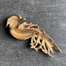 画像7: 英国 ヴィンテージブローチ 幸運を運ぶインコの彩り  (7)
