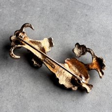 画像18: AVON 刻印1970ｓ にっこり微笑むプードルエイボンブローチ (18)