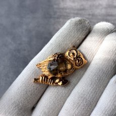 画像8:  AVONフクロウブローチ　夜の森を照らす、知恵の光  (8)