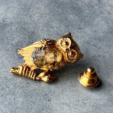 画像5:  AVONフクロウブローチ　夜の森を照らす、知恵の光  (5)