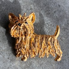 画像4: 英国ヴィンテージ・スコティッシュテリアブローチ 立体毛並みが輝く、小さな守りの相棒 (4)