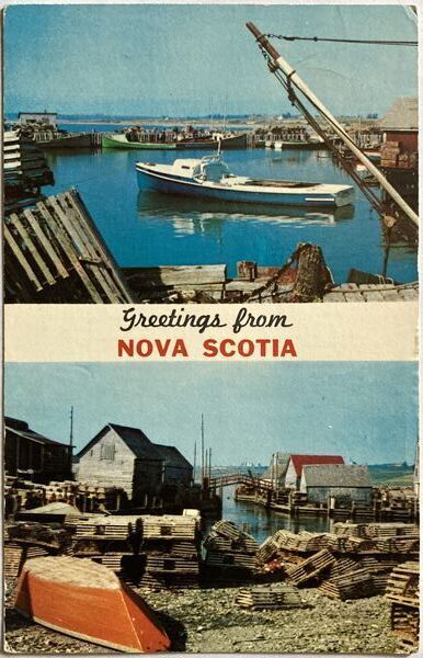 1969年消印 切手 海外ヴィンテージポストカード NOVA SCOTIA 世界の