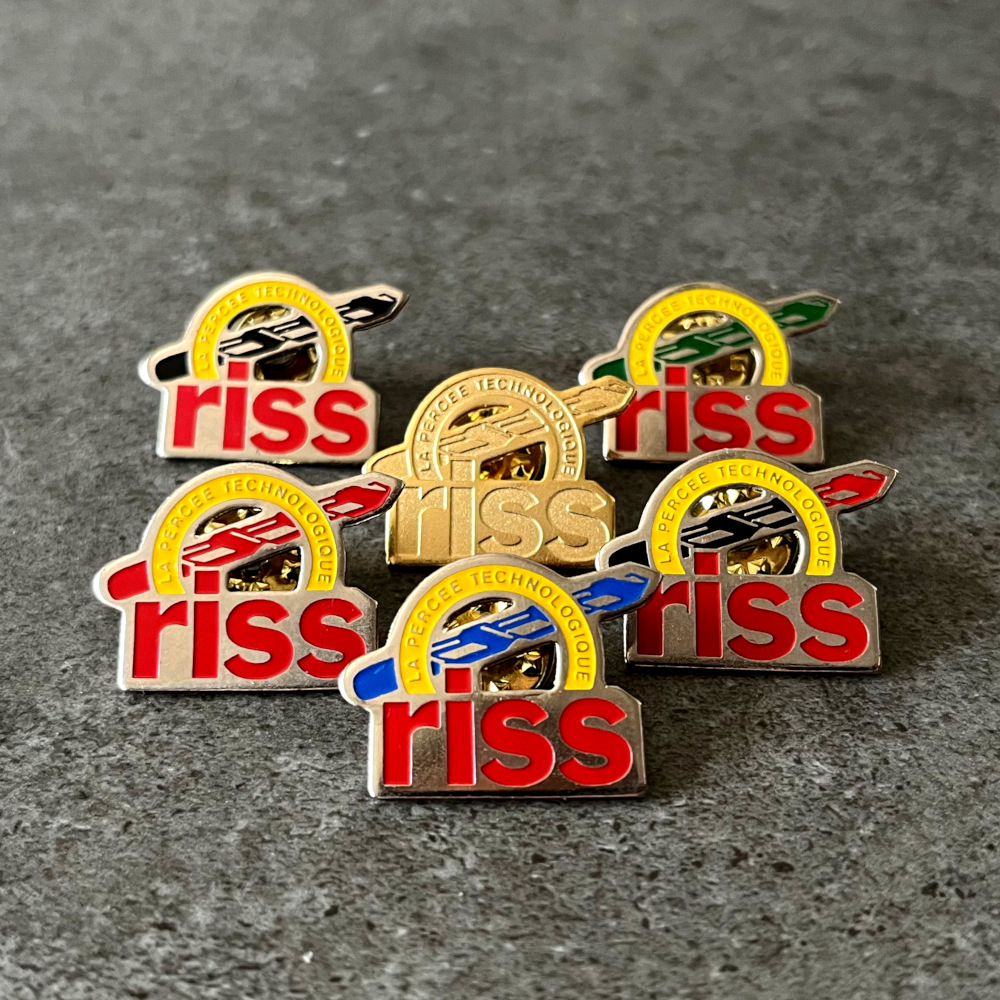 6個セット フランス ヴィンテージ ピンバッジ riss collection ノベルティグッズ